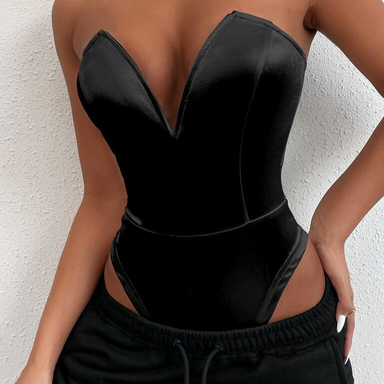 V-Neck Shaper Bodysuit