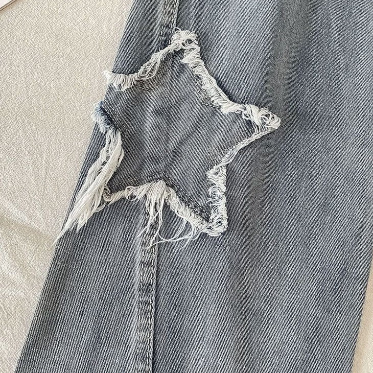 Retro Patch Star jeans