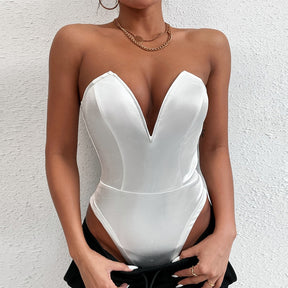 V-Neck Shaper Bodysuit