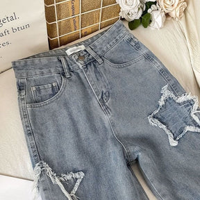 Retro Patch Star jeans